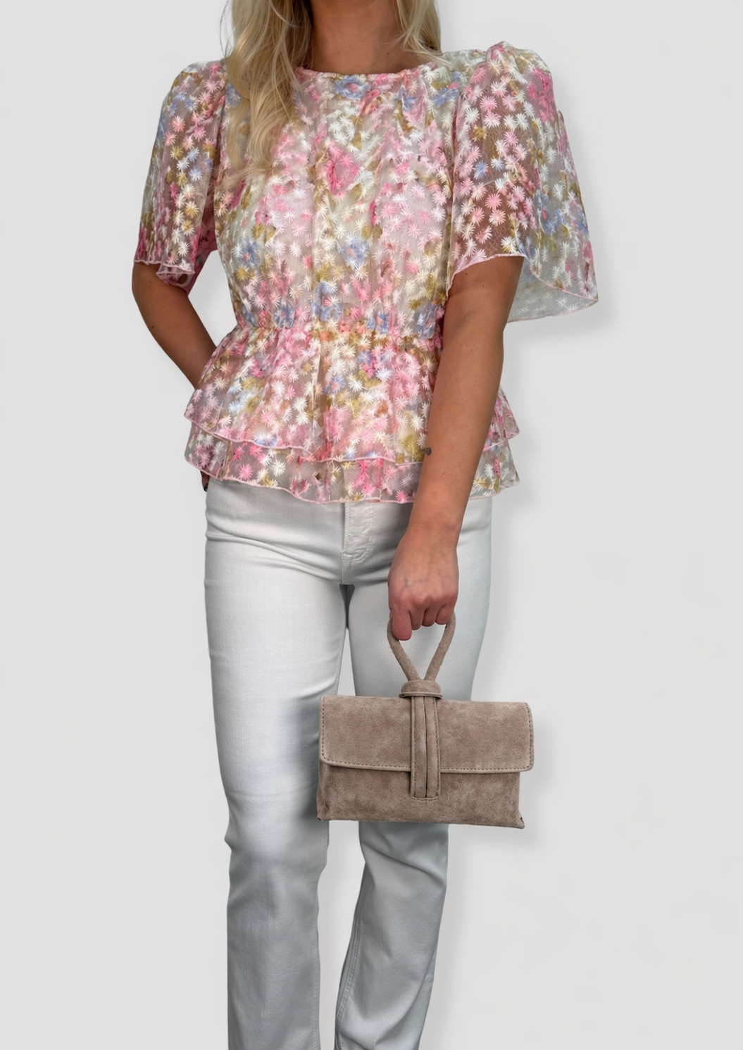 Fiona sued bag Taupe