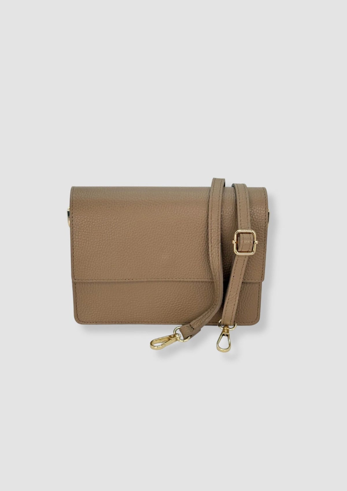 Alba leatherbag Taupe