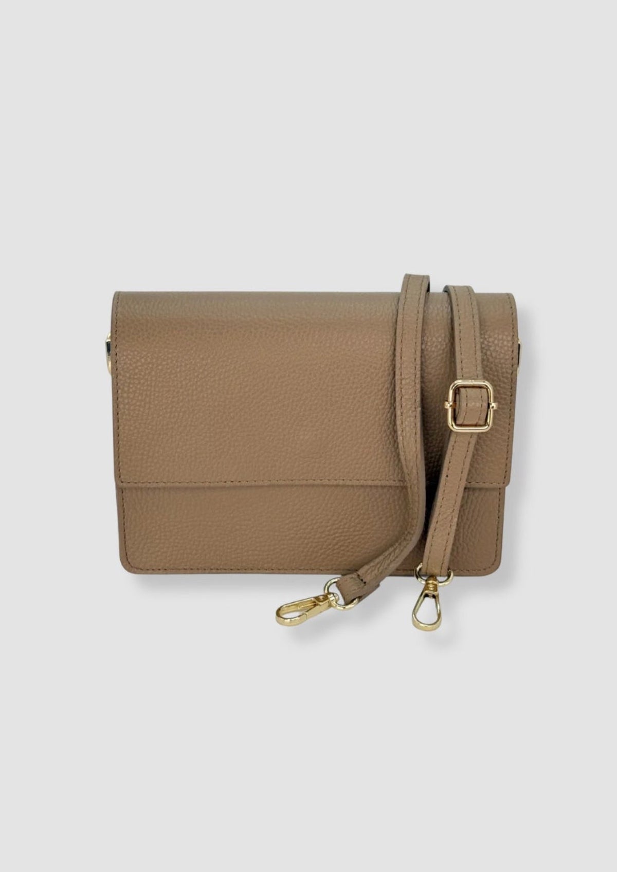 Alba leatherbag Taupe