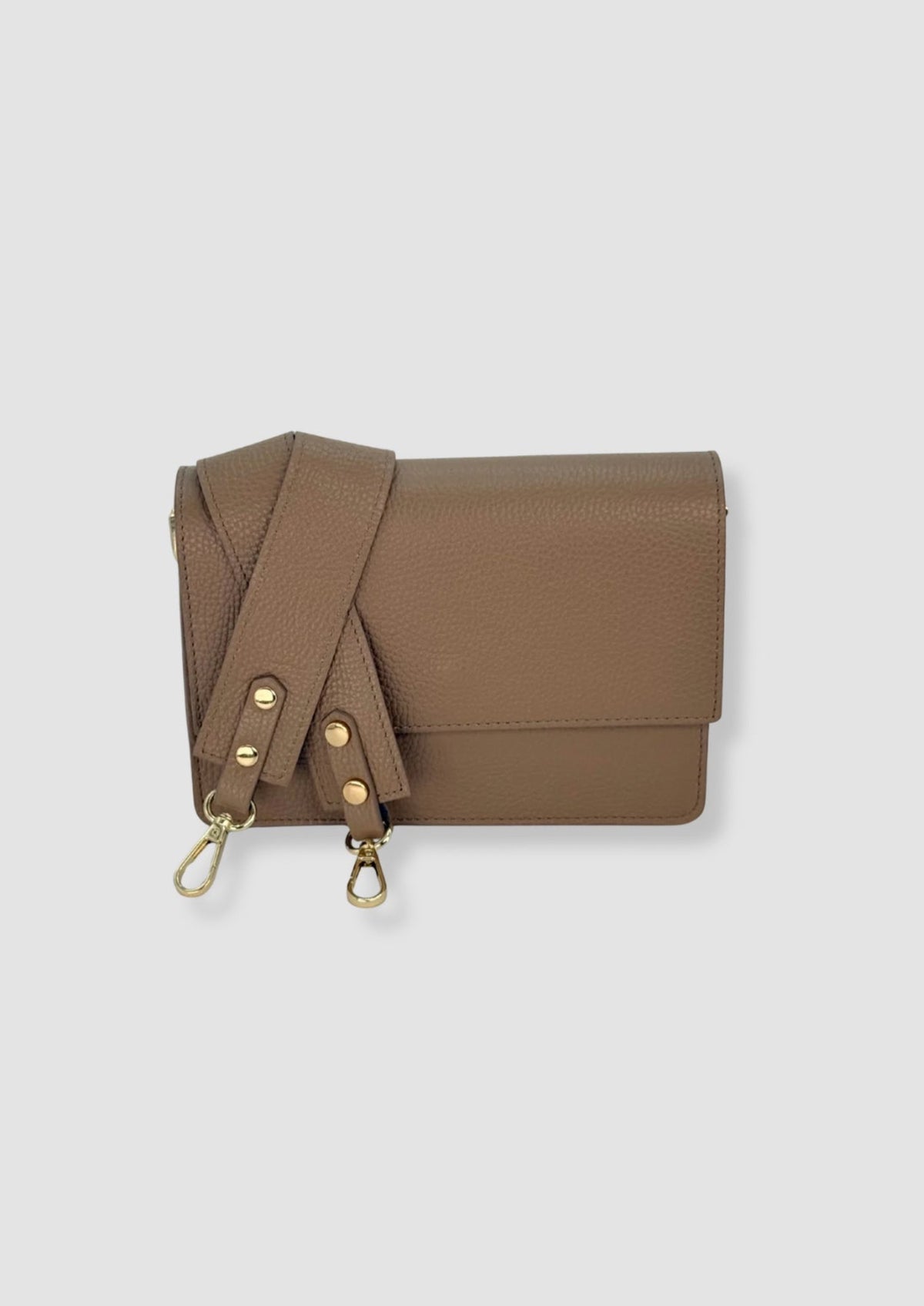 Alba leatherbag Taupe