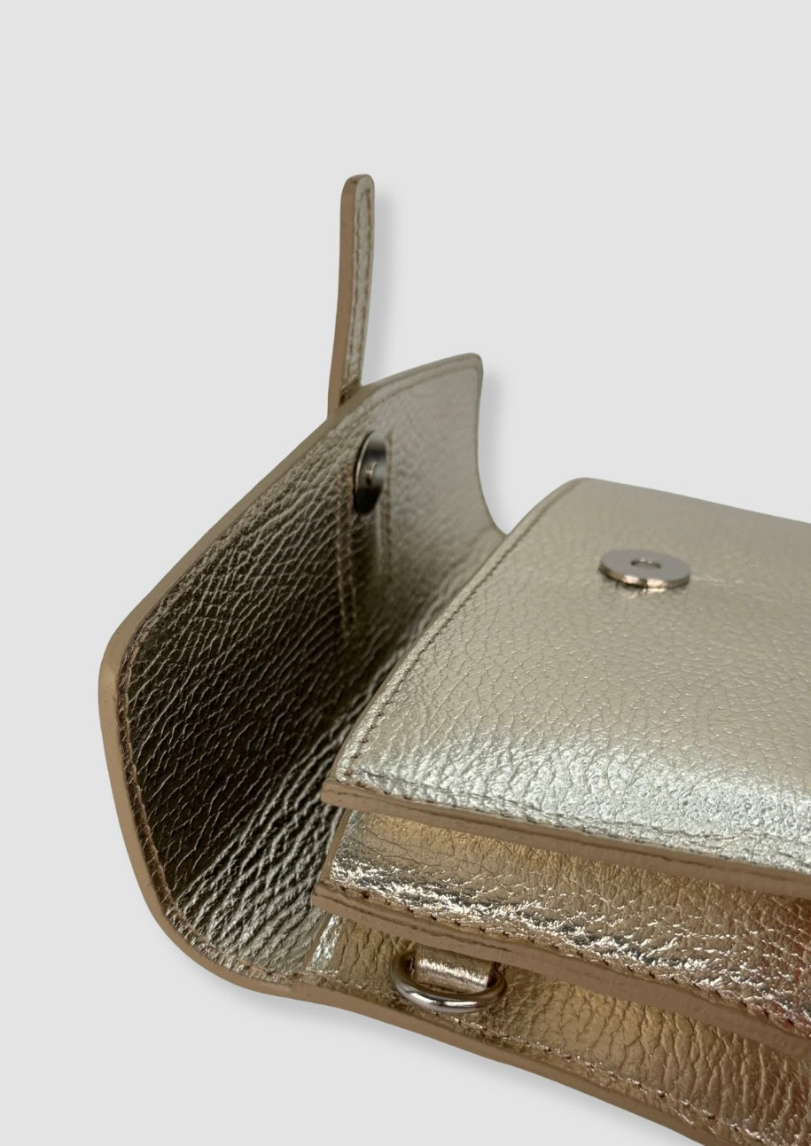 Bella leatherbag Gold