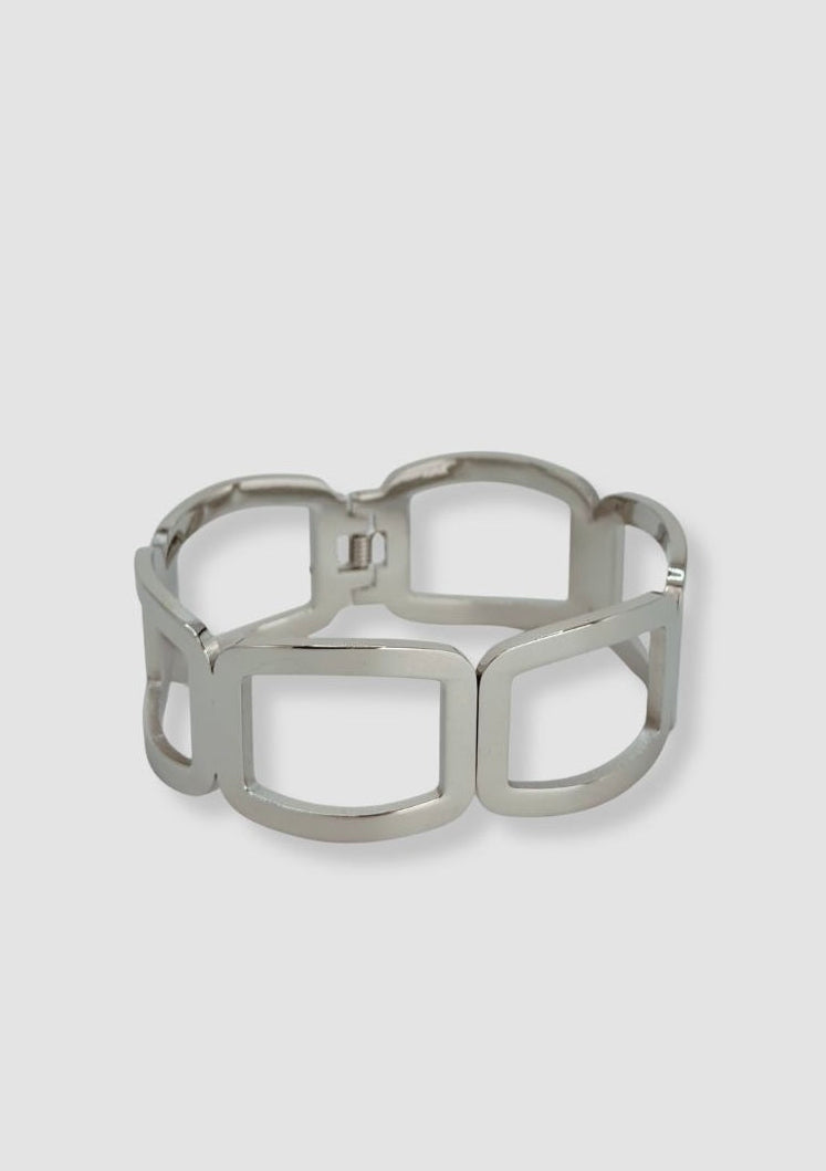 Square bracelet Silver