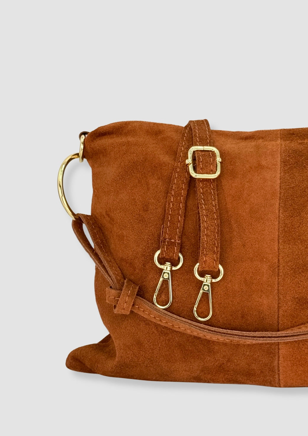 Adele suede bag Brown
