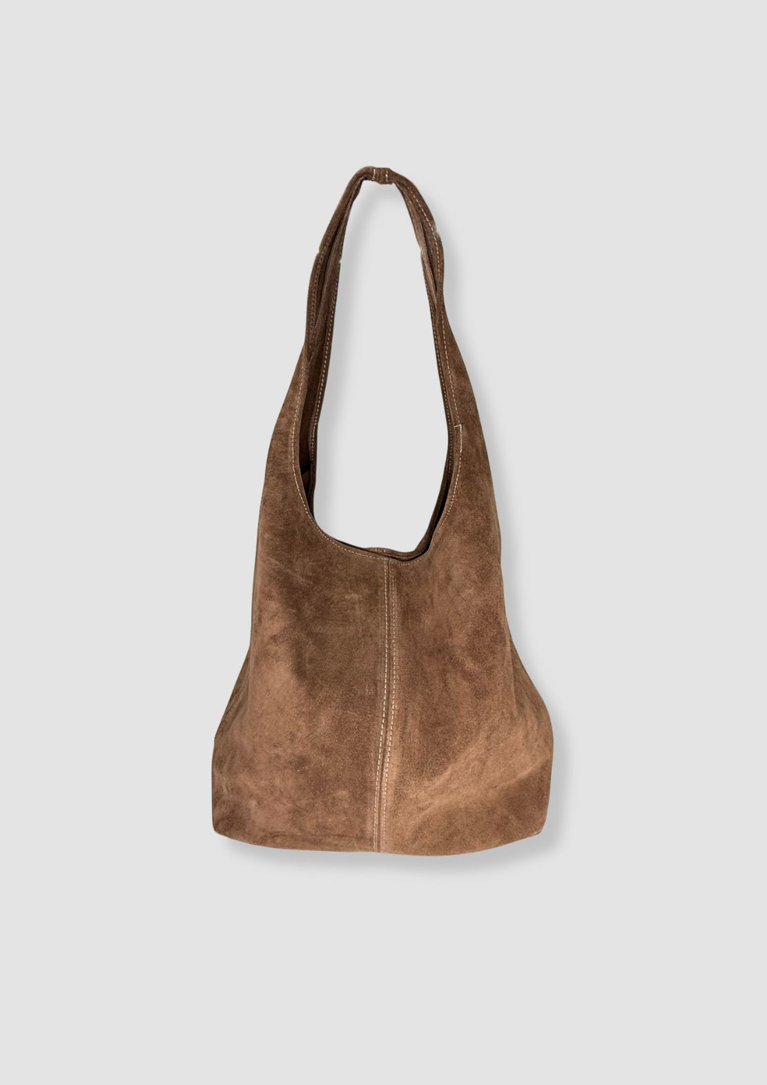 Elena suede totebag Taupe