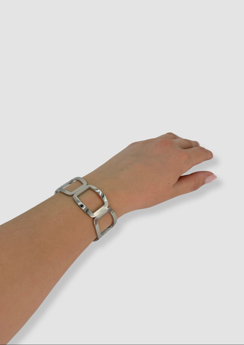 Square bracelet Silver