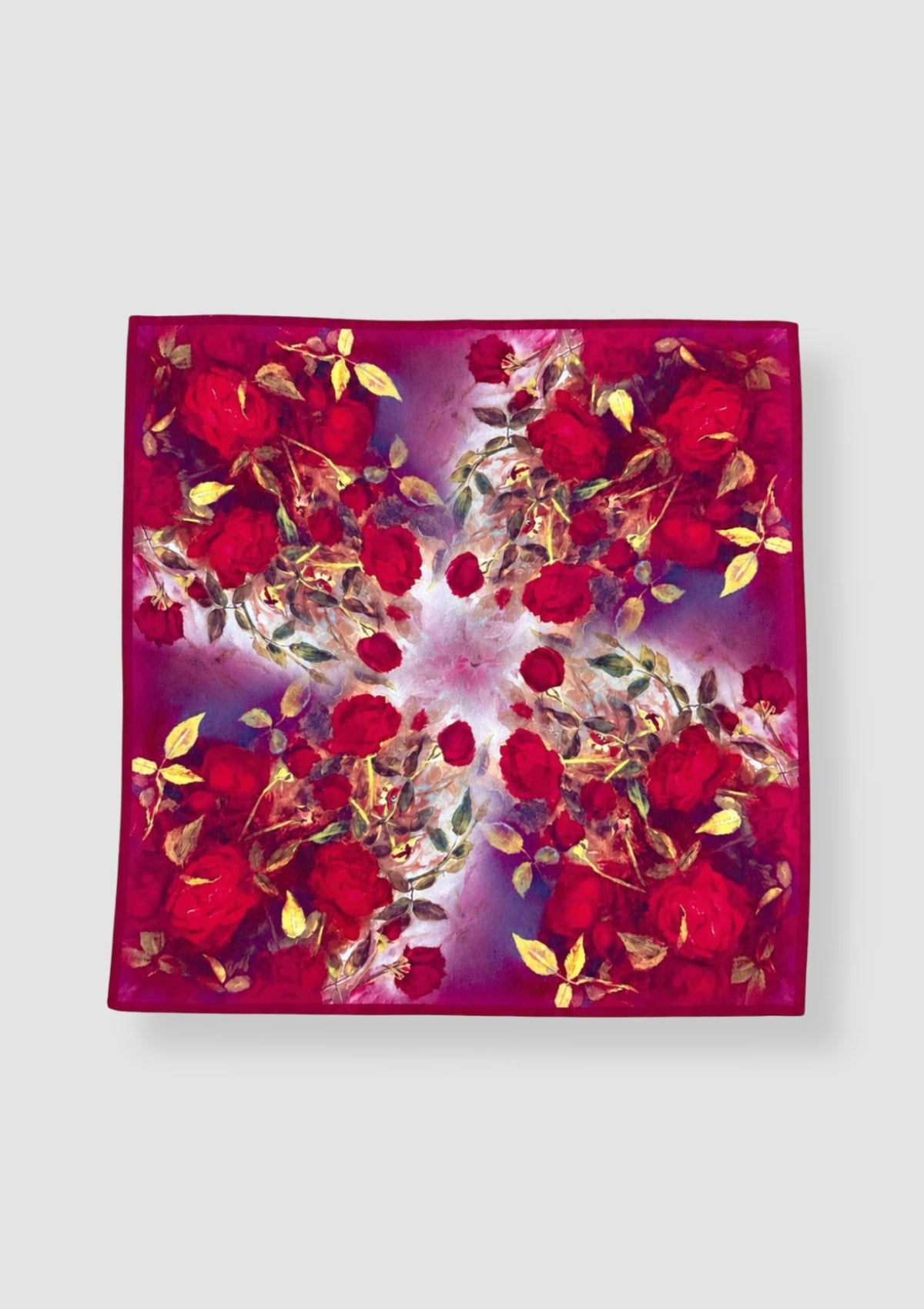 Roses mini silk scarf