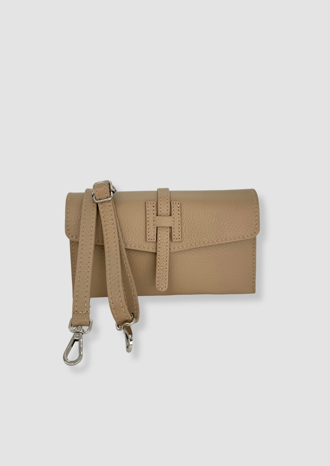 Bella leatherbag Taupe