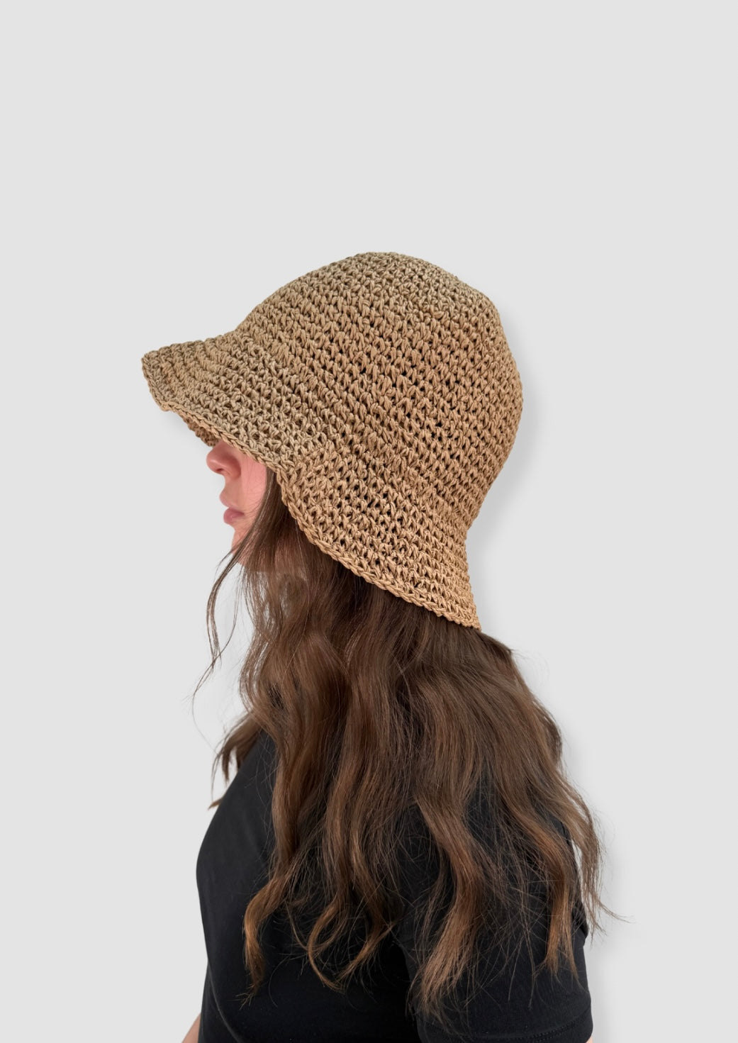 Bucket straw hat nature
