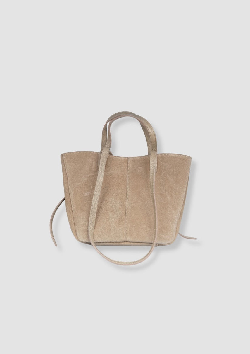 Rania suede totebag Beige