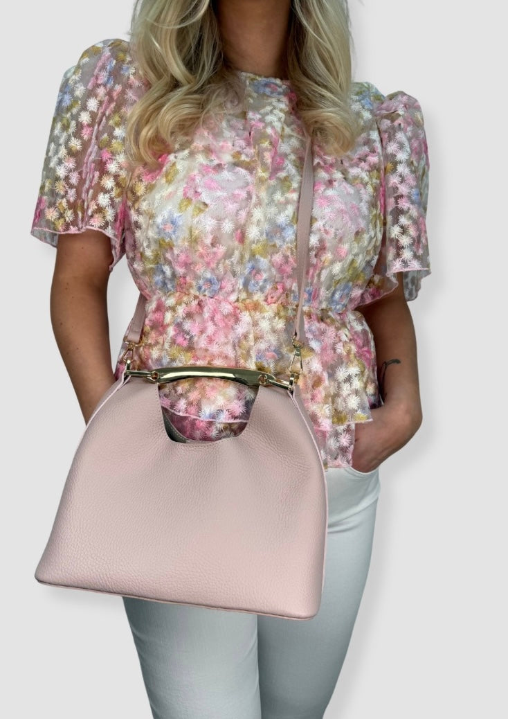 Andrea leather bag Light pink
