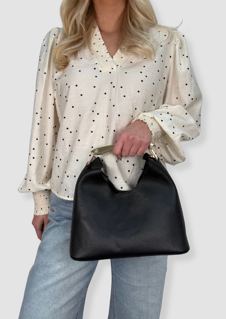 Andrea leather bag Black