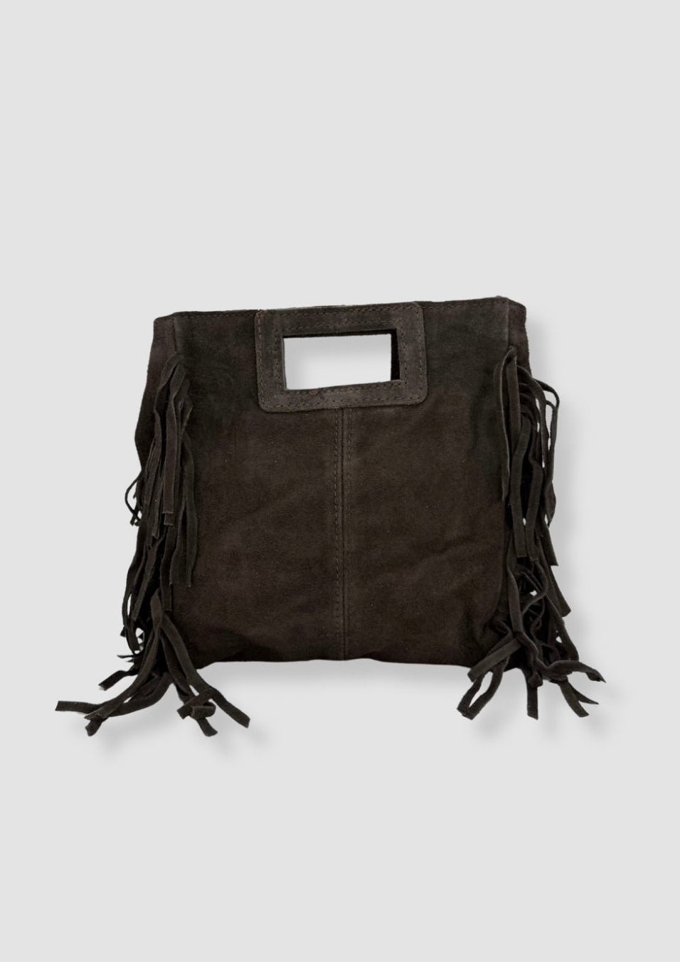 Chiara Suede bag Dark brown