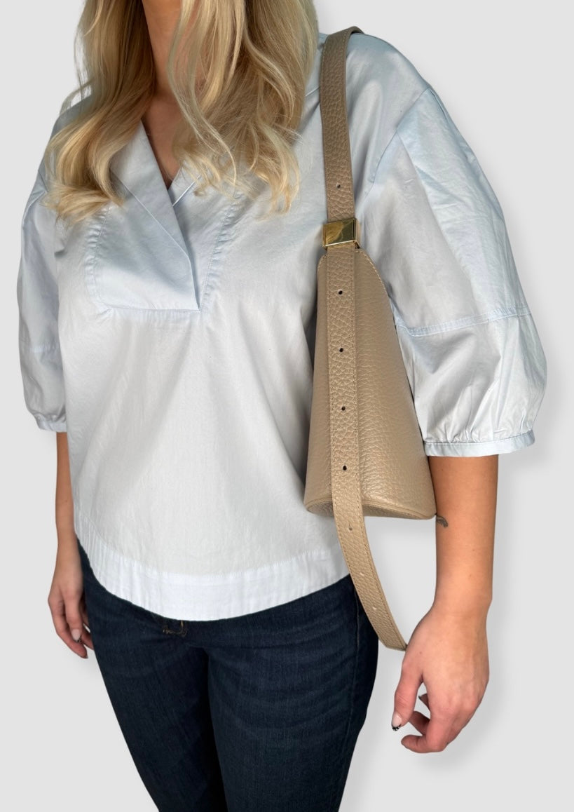 Adelina leather bag Beige