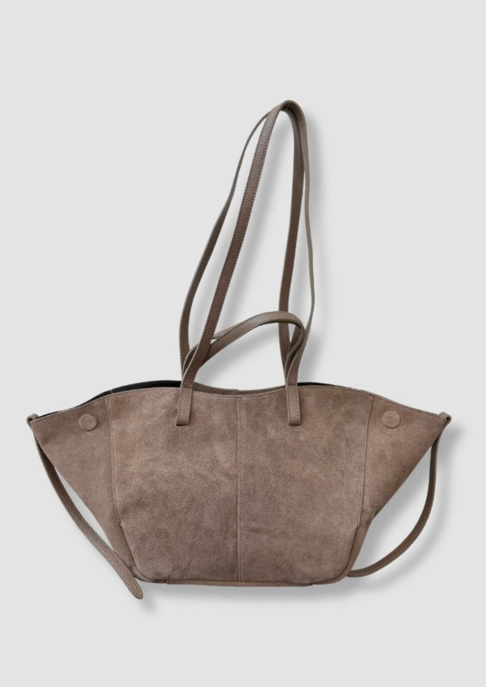 Rania suede totebag Taupe