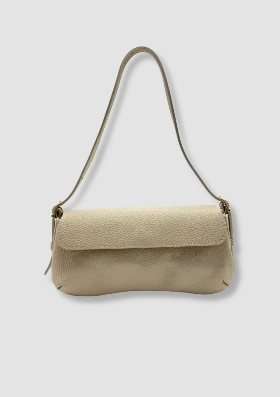 Sibel leather bag Beige