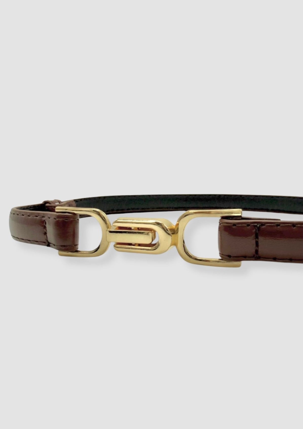 Fashion adjustable belt Brown