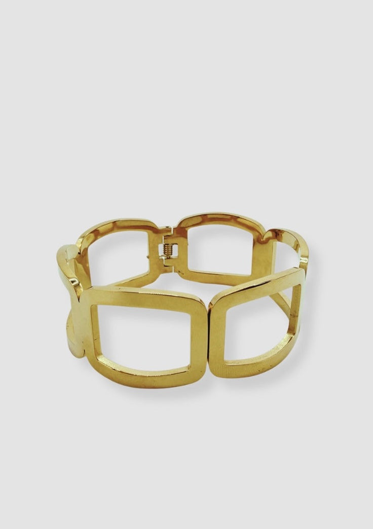 Square bracelet Gold