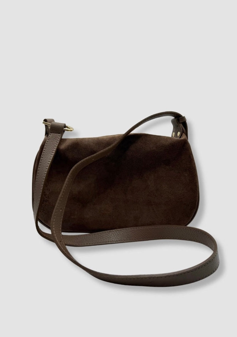 Mira suede bag Taupe