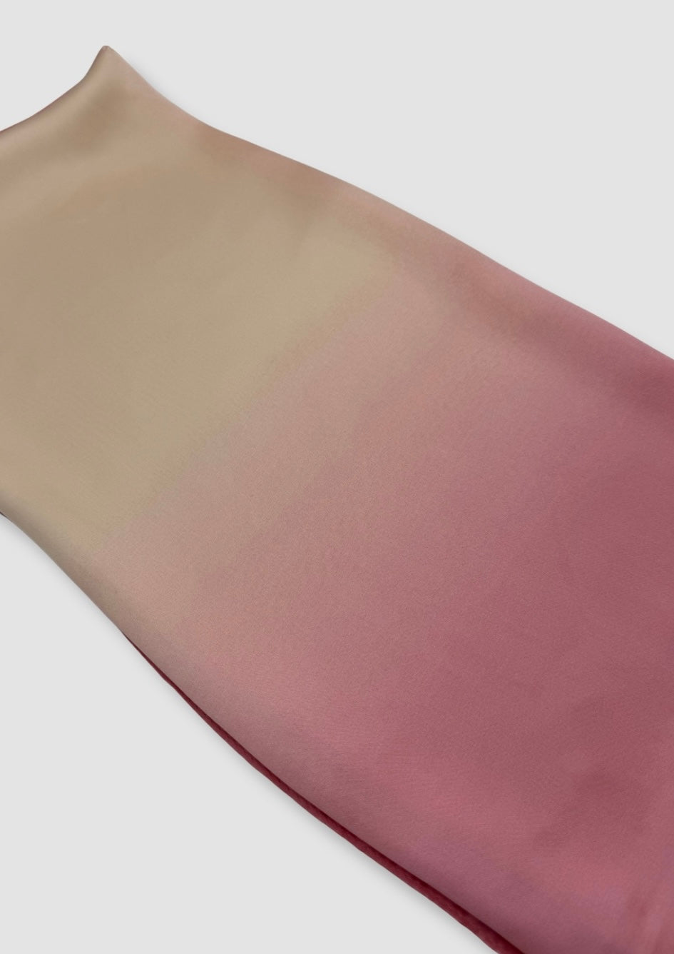 Pink tones satin scarf