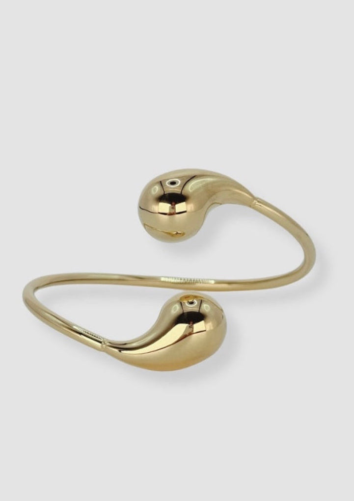 Double drops bracelet Gold