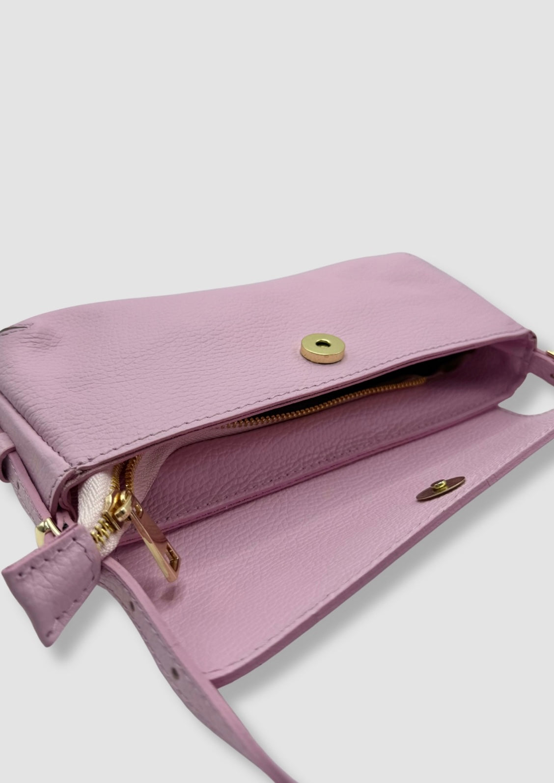 Sibel leather bag Light plnk