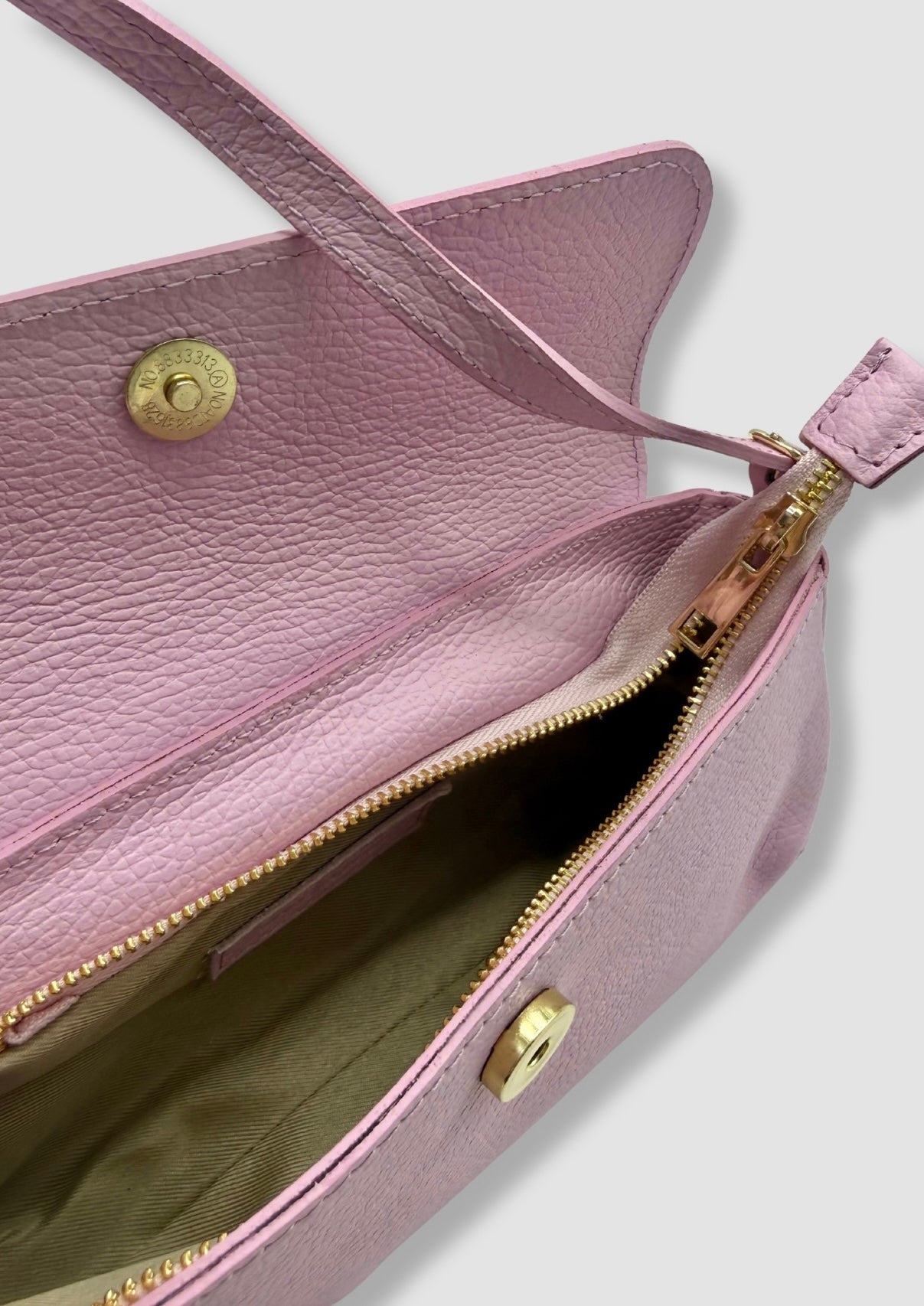Sibel leather bag Light plnk