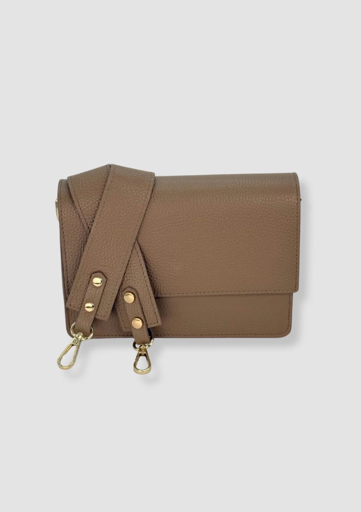 Alba leatherbag Taupe