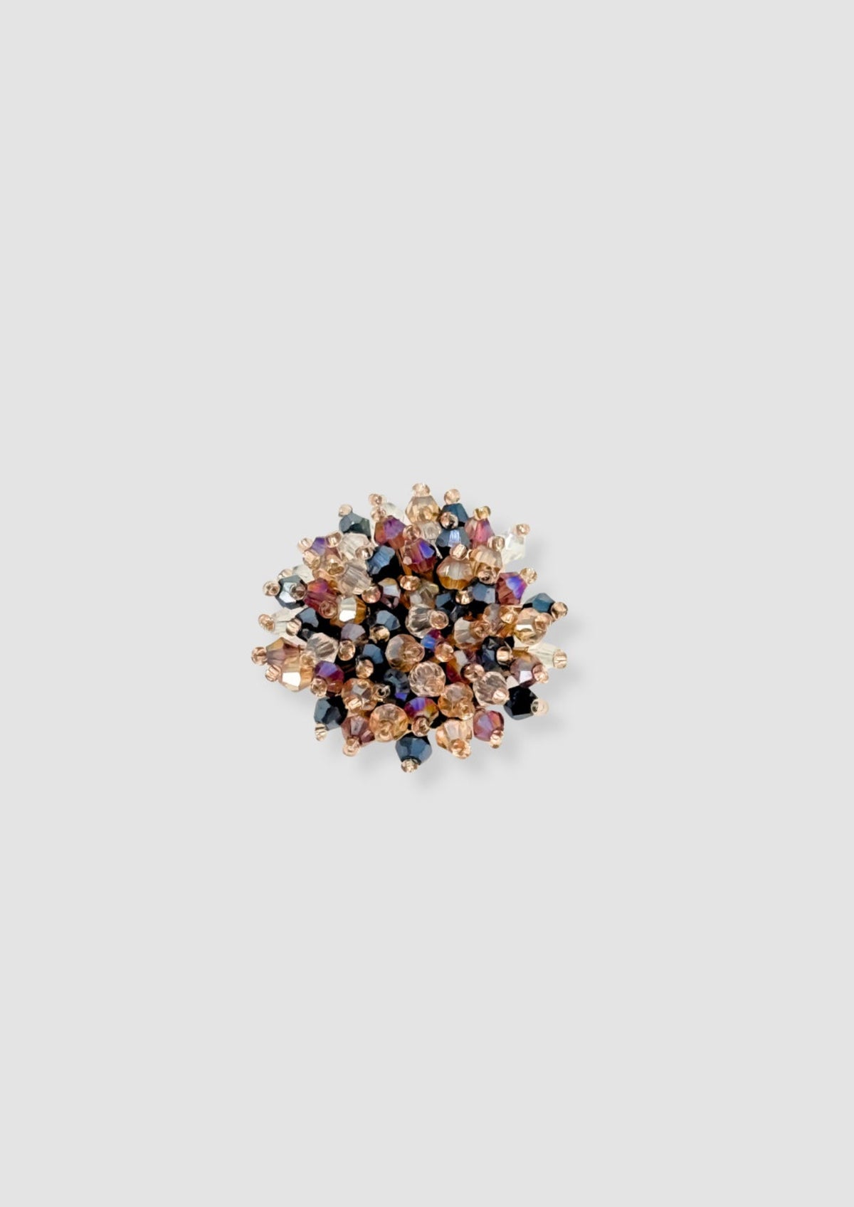Multi beads button charm
