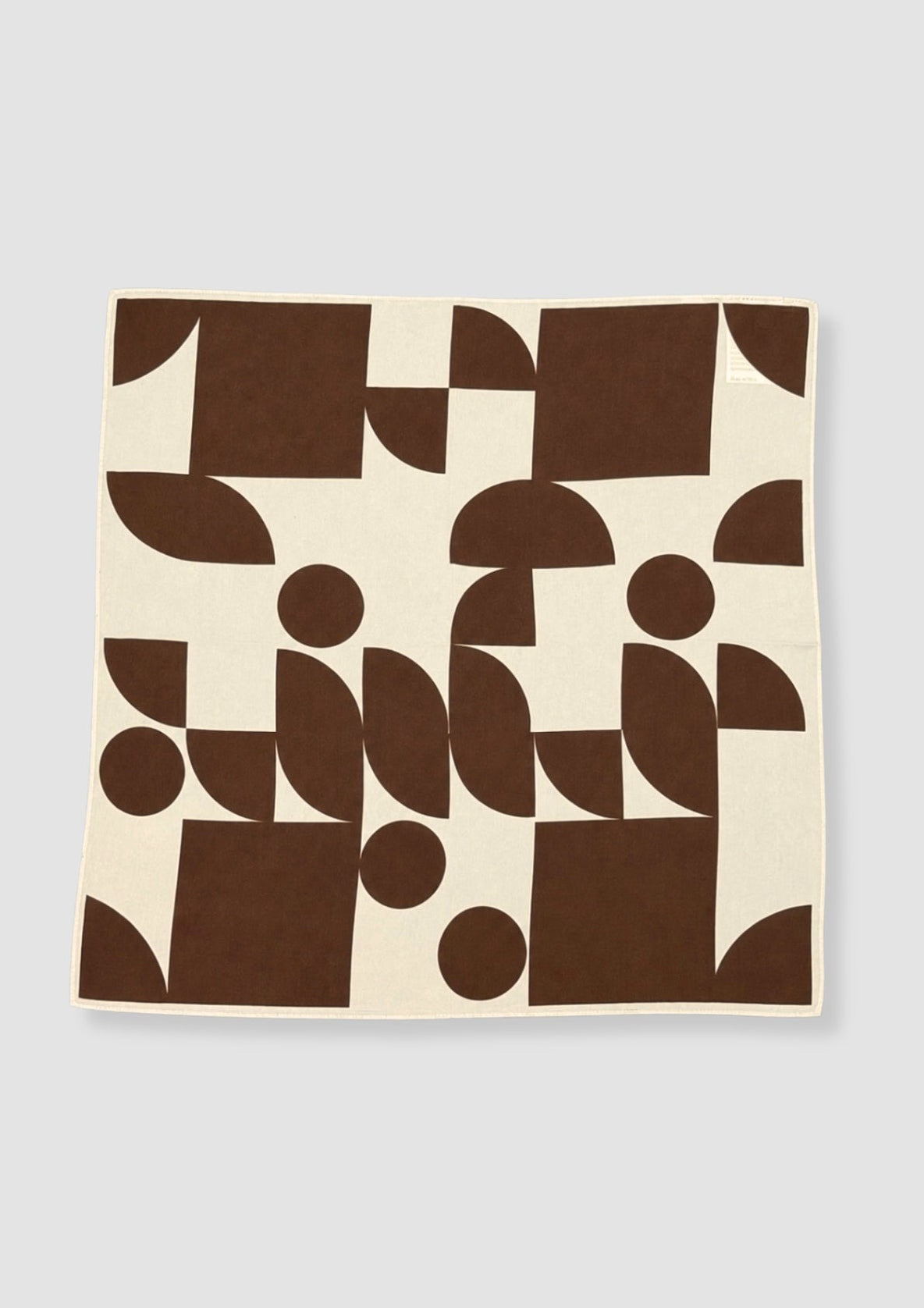 Graphic elegans mini silk scarf