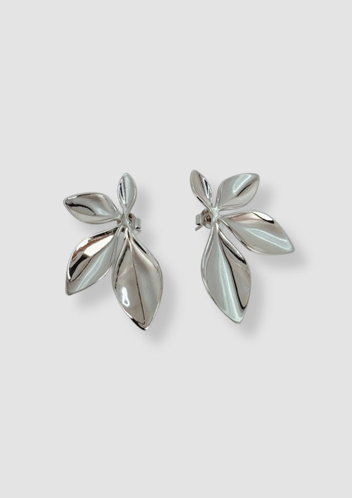 Leaf earrings Silver