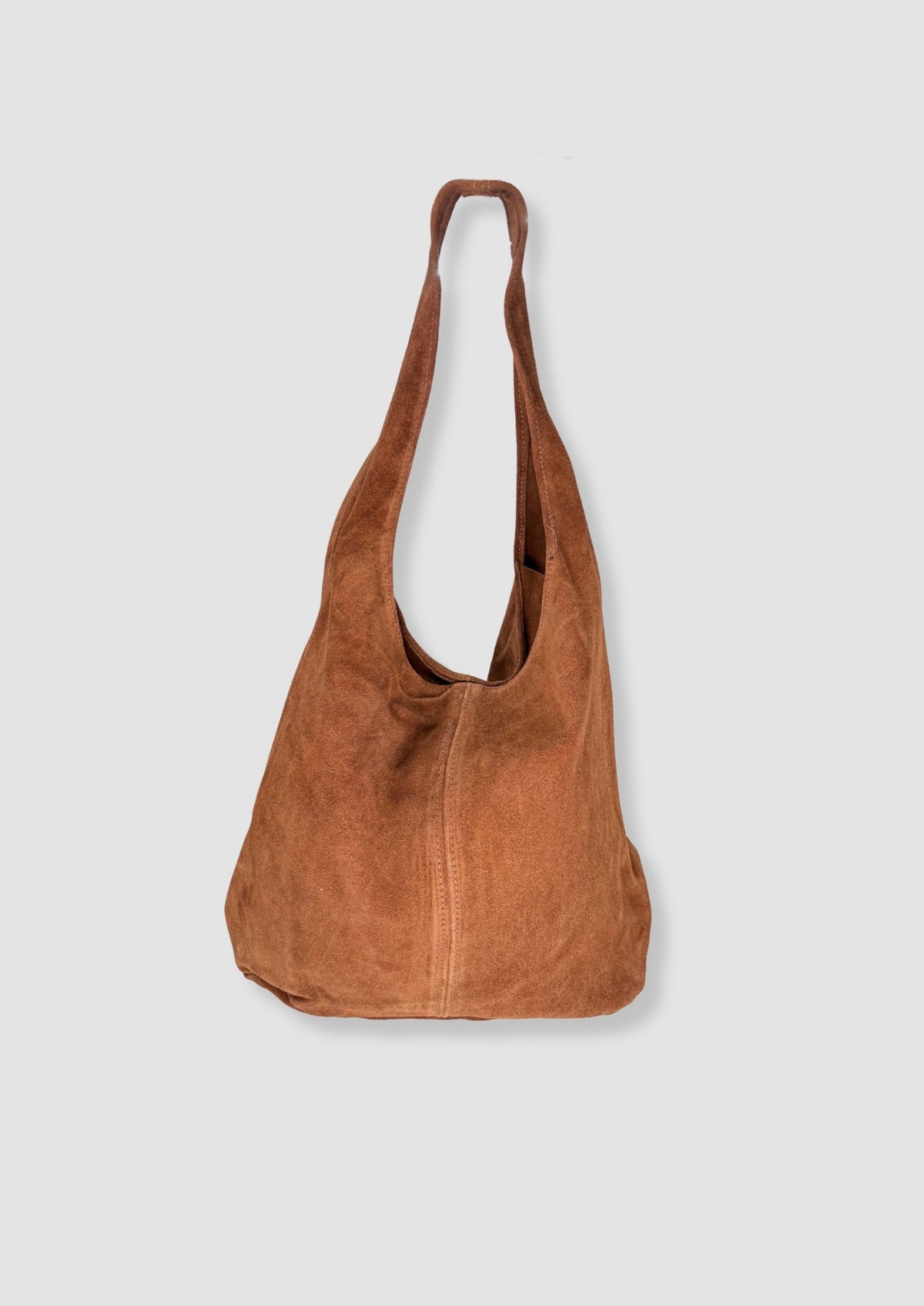 Elena suede totebag Brown