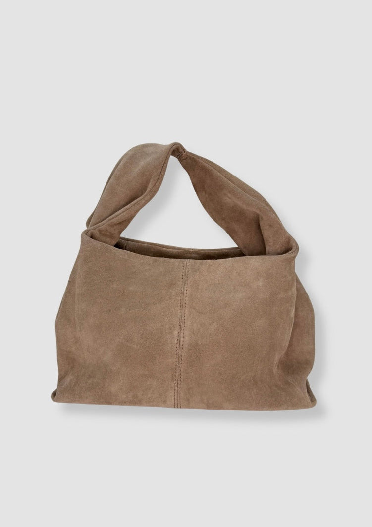 Laura suede bag Taupe