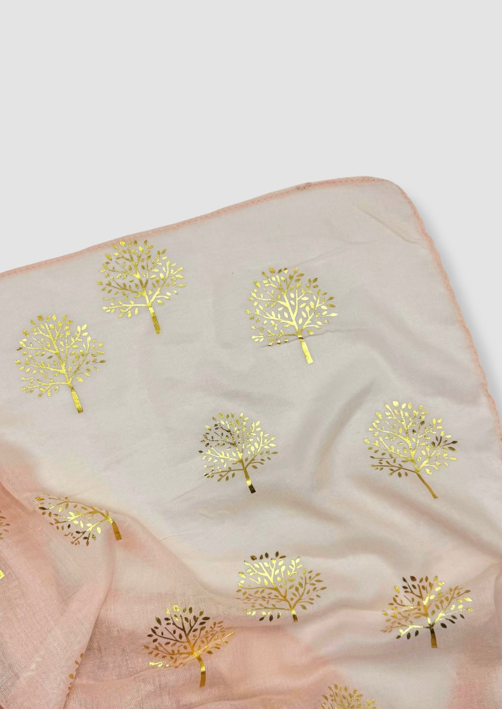 Tree of life scarf Light pink