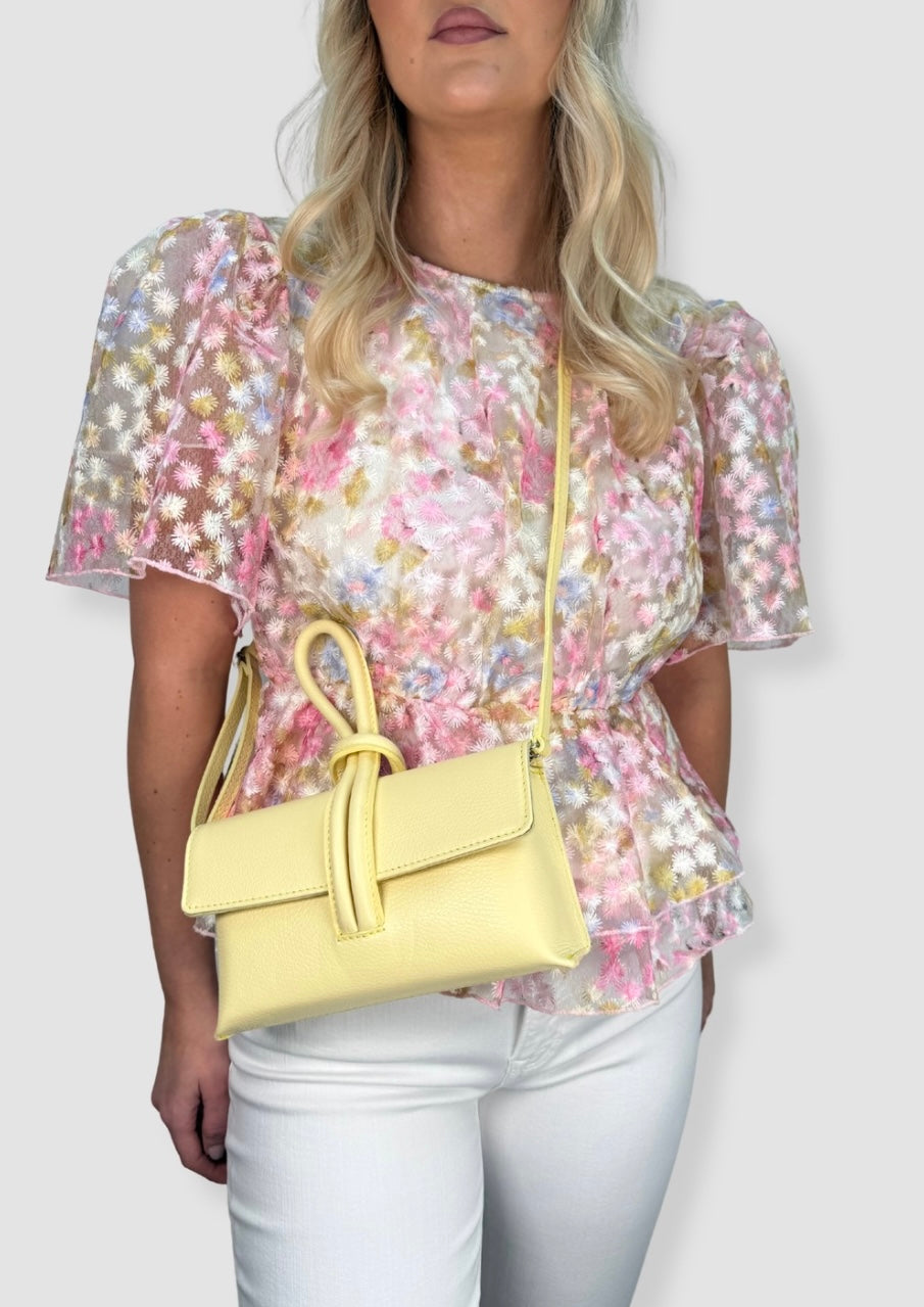 Fiona leather bag Yellow