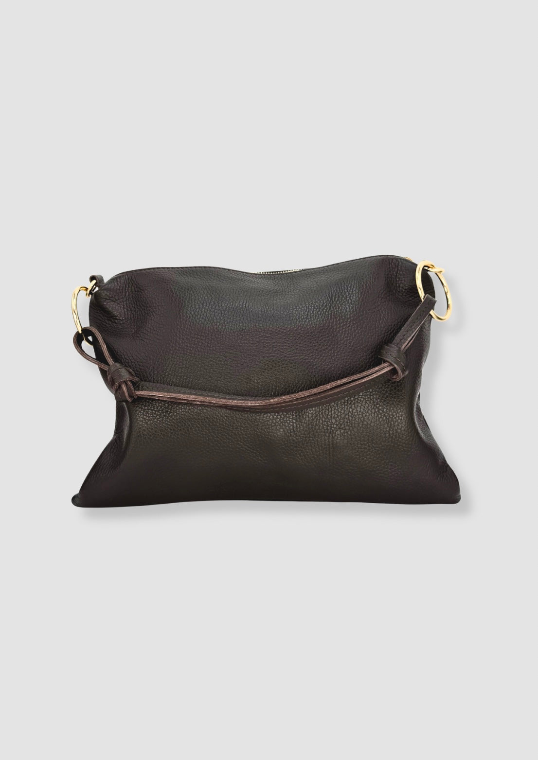 Adele leather bag Dark brown