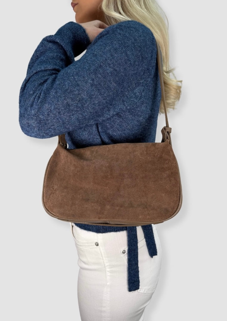 Mira suede bag Taupe