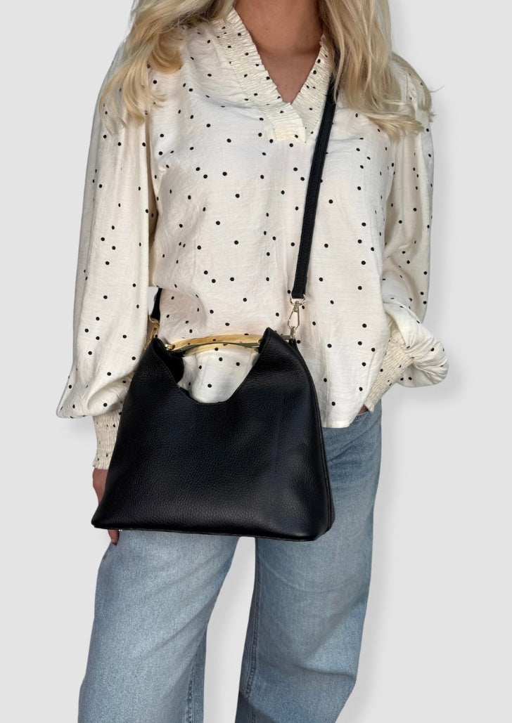 Andrea leather bag Black