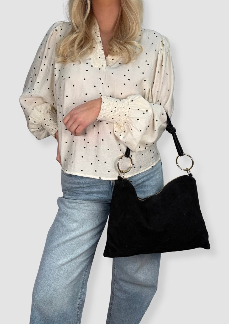 Adele suede bag Black