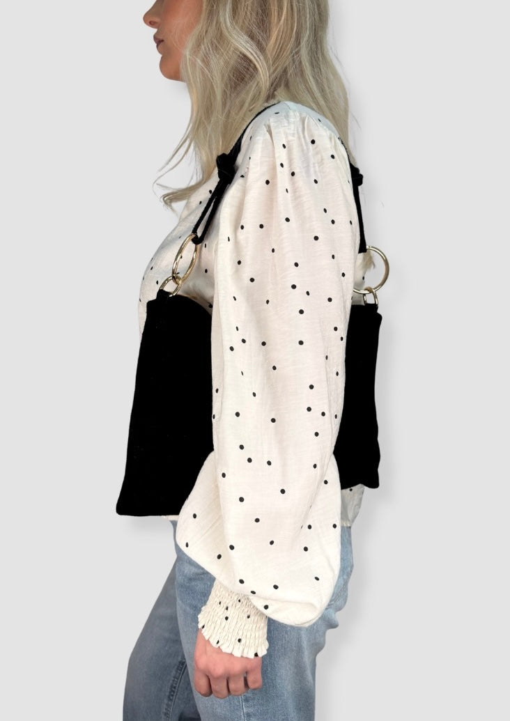 Adele suede bag Black
