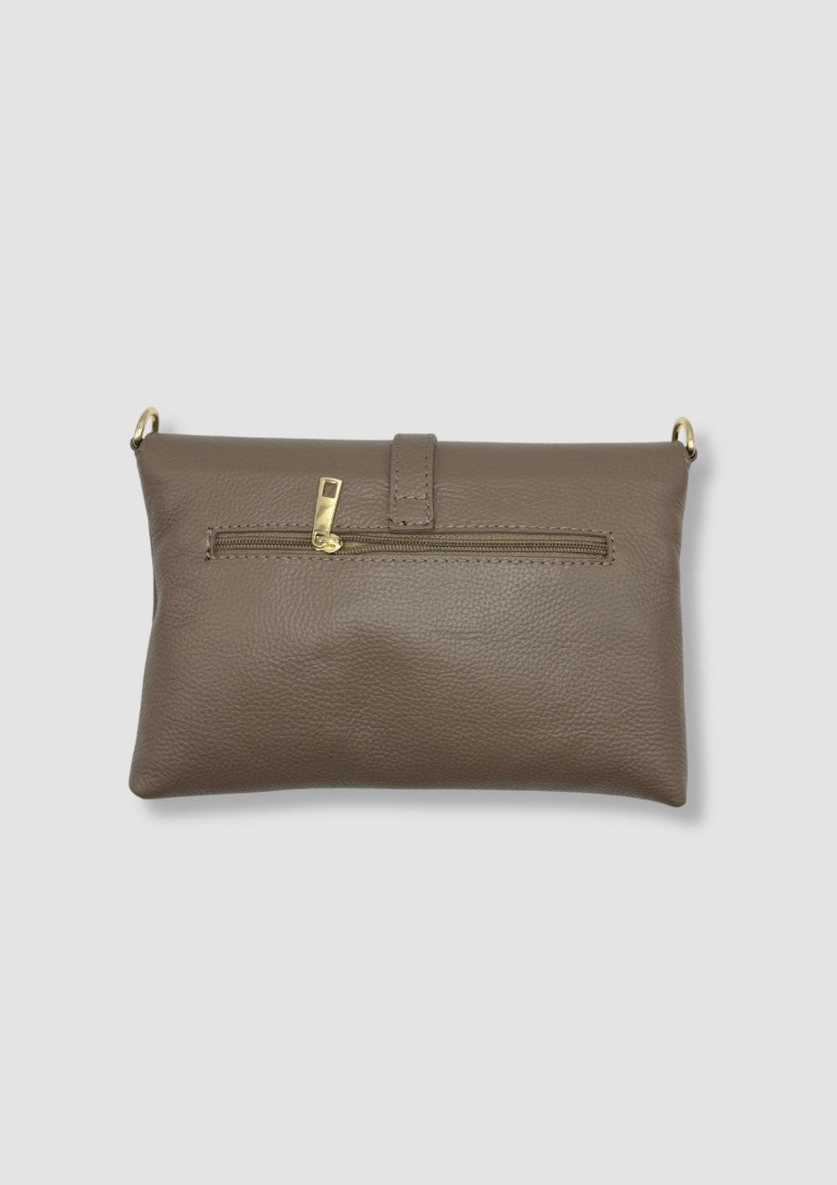 Flavia leather bag Taupe