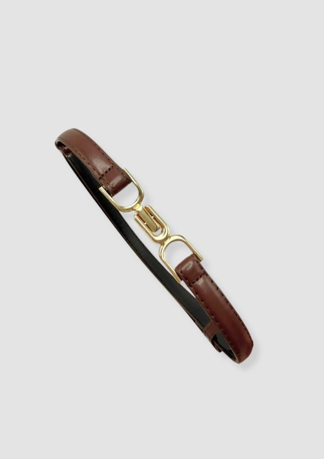 Fashion adjustable belt Brown
