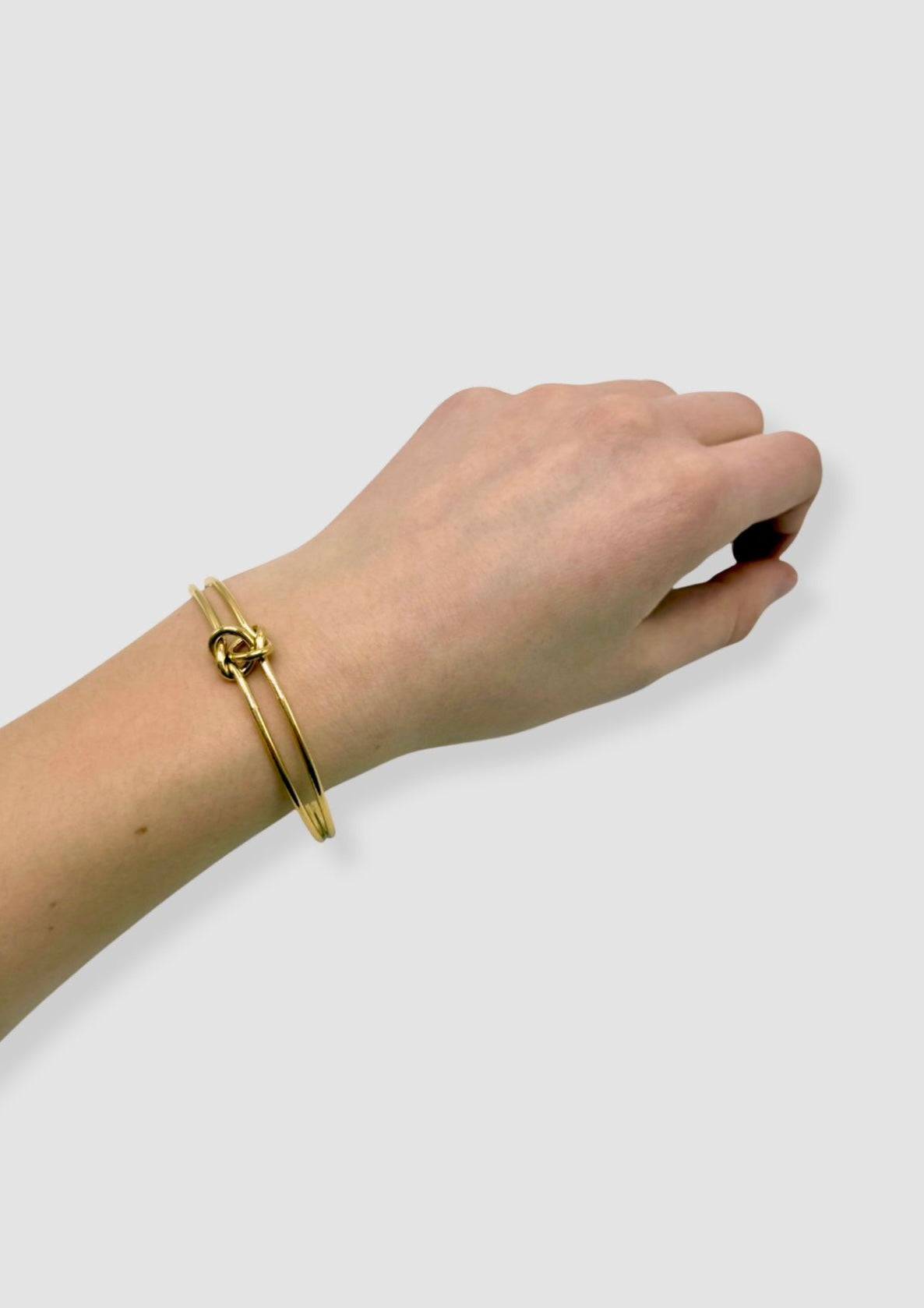 Double knot bracelet Gold