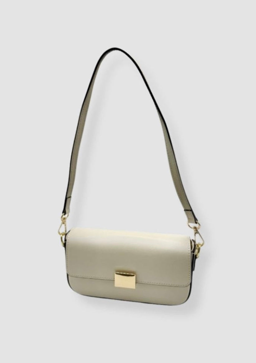 Rosy leather bag Offwhite
