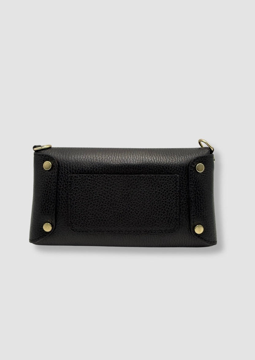 Evelyn leather bag Black