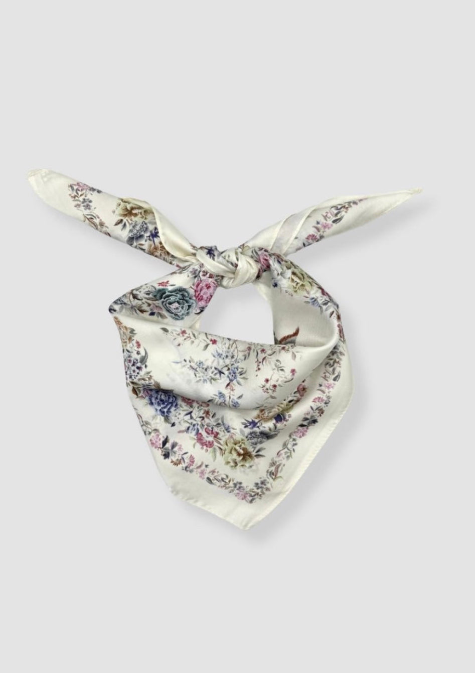 Spring forest satin scarf