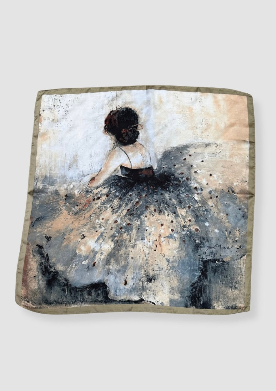 Ballerina satin scarf