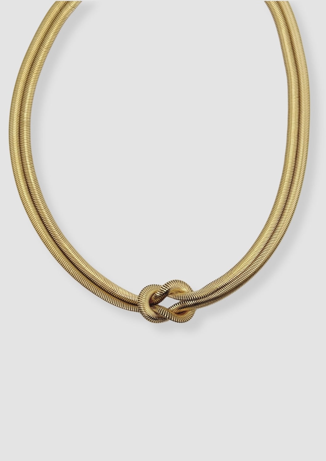 Knot necklace Gold