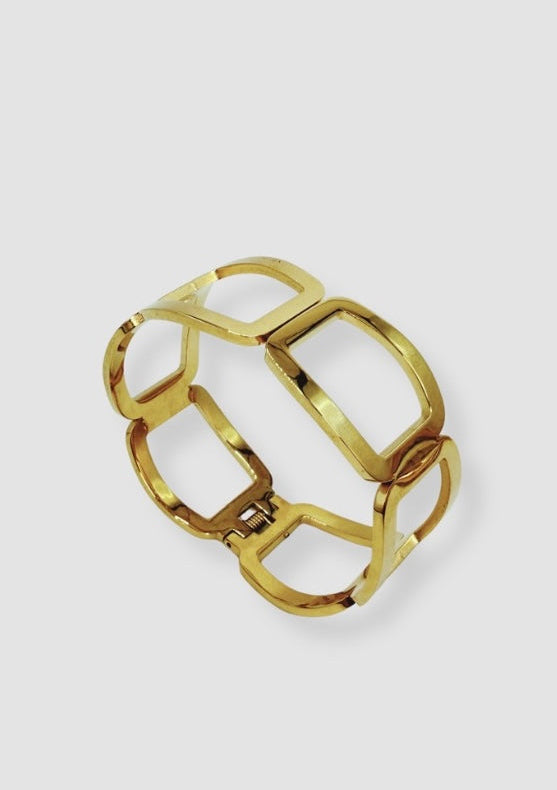 Square bracelet Gold