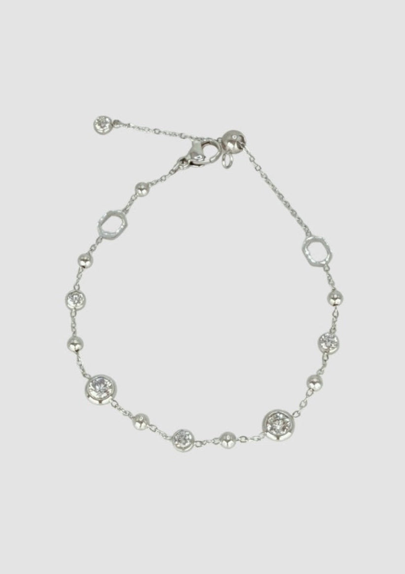 Stones bracelet Silver