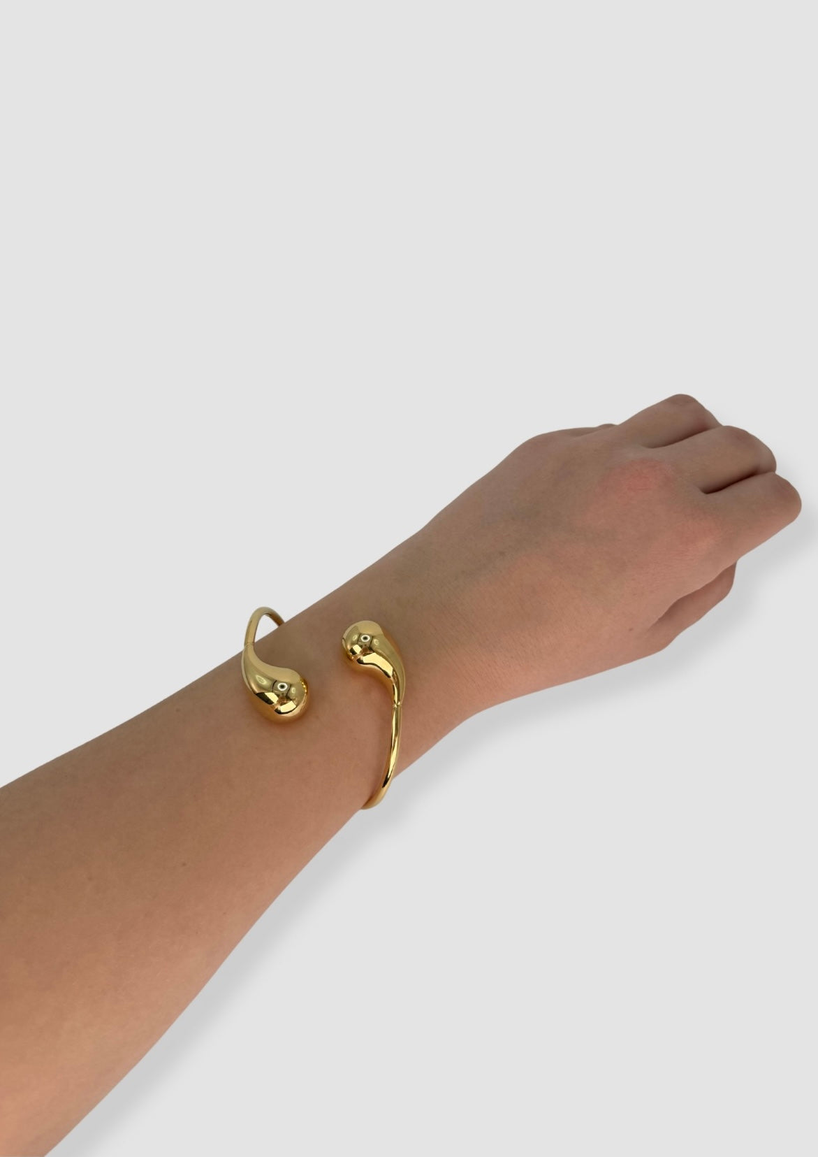 Double drops bracelet Gold